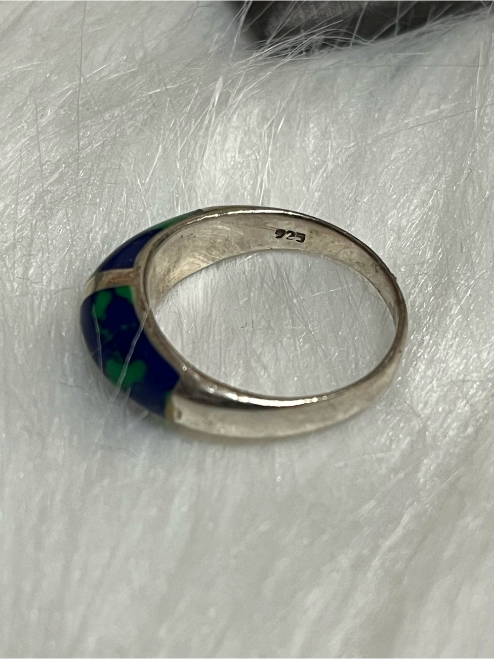 Sterling Azurite Ring - Picture 6 of 14